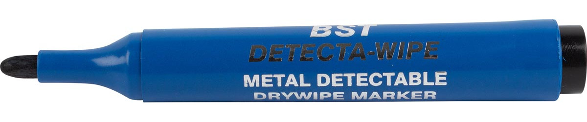 BST Whiteboardmarker detecteerbaar zwart 5 mm punt polyethyleen doos 10 stuks