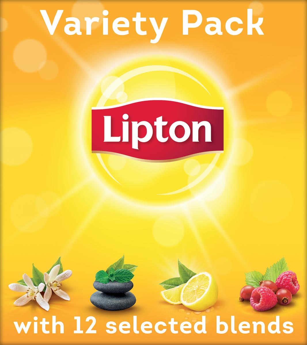 Lipton Variety Pack, 12 smaken, display van 180 zakjes