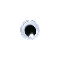 Folia knutseloogjes rond 7 mm 100 stuks knutselmateriaal