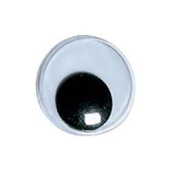 Folia knutseloogjes rond 12 mm 100 stuks