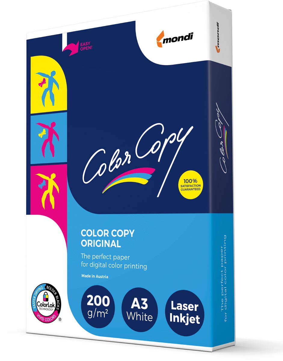 Color Copy printpapier A3 formaat 200 g/m² houtvrij wit pak van 250 vel