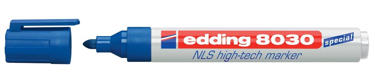 edding NLS High-Tech marker blauw 1.5 mm puntdikte