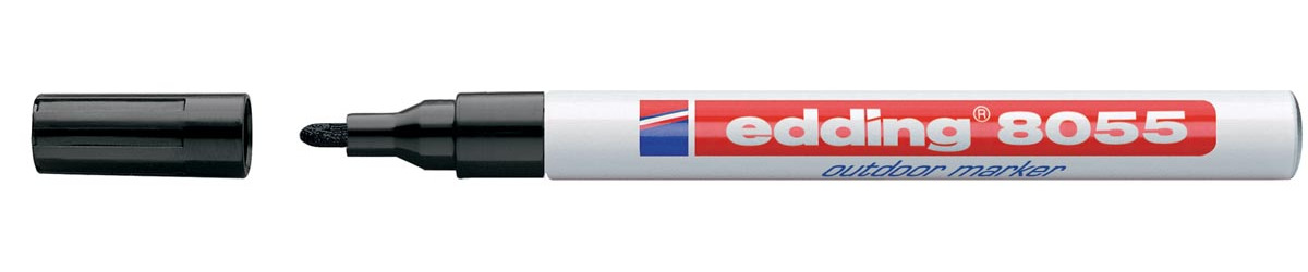 edding Outdoor marker e-8055 zwart 1 mm punt