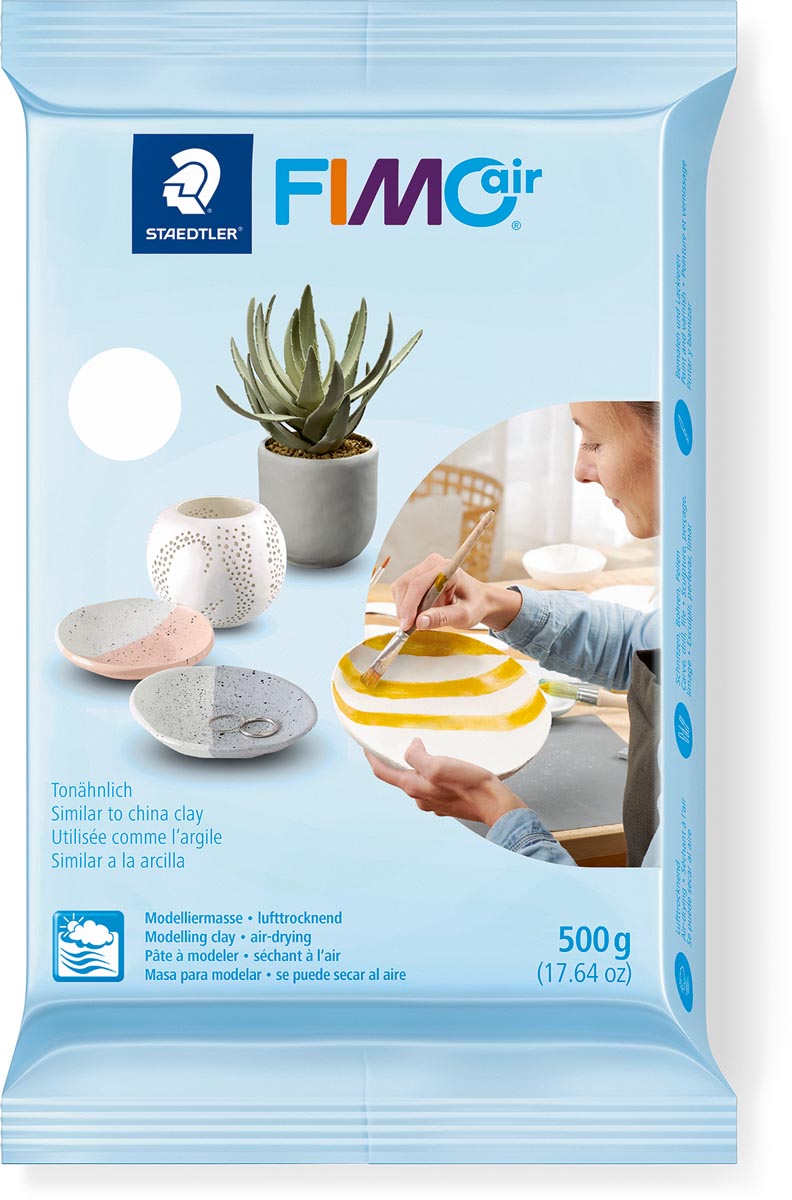 Fimo Boetseerklei Zelfhardende Boetseerpasta Wit 500 g
