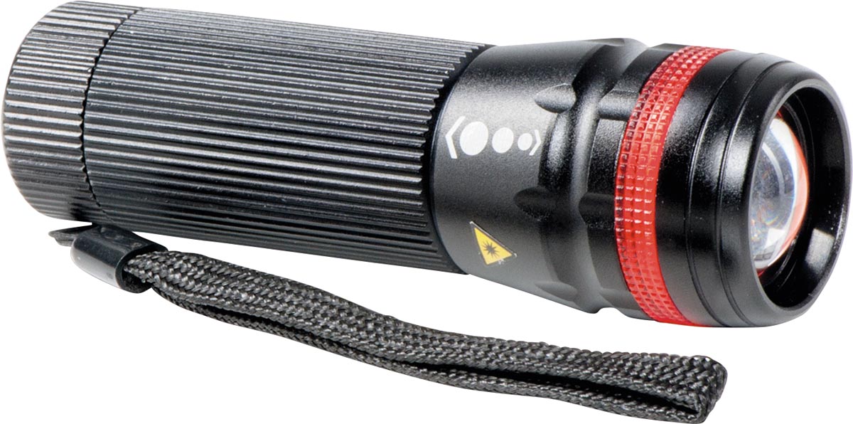 Maul MAULeos LED zaklamp zwart 120 lumen bereik 150 m 3 AAA batterijen