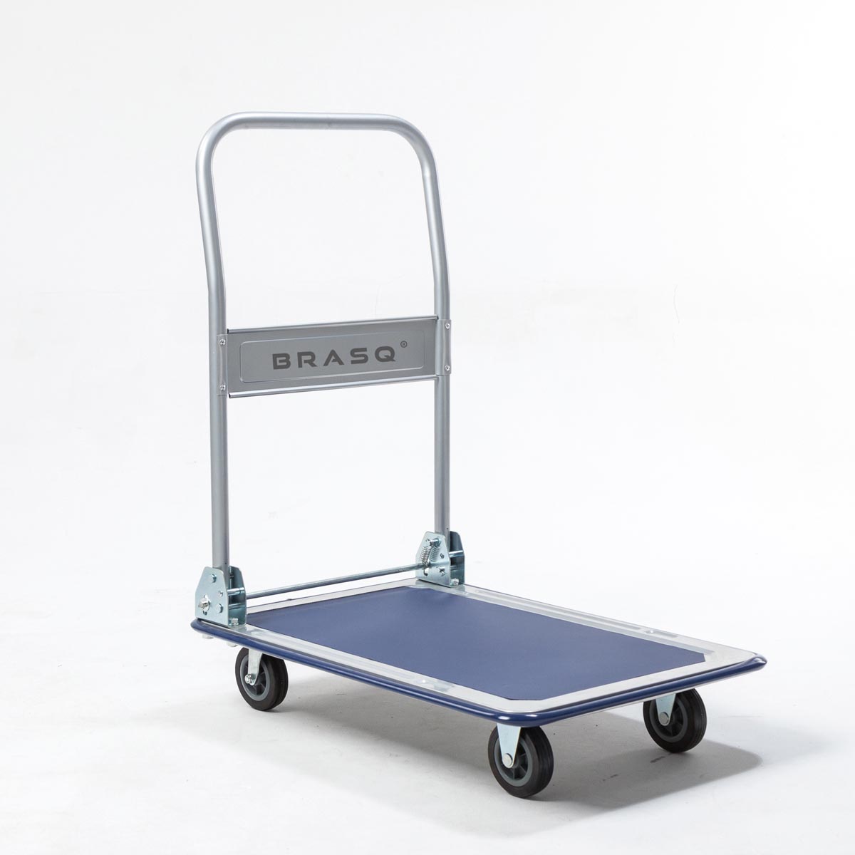 Brasq Inklapbare transportwagen staal 300 kg draagvermogen thermoplastisch rubber wielen