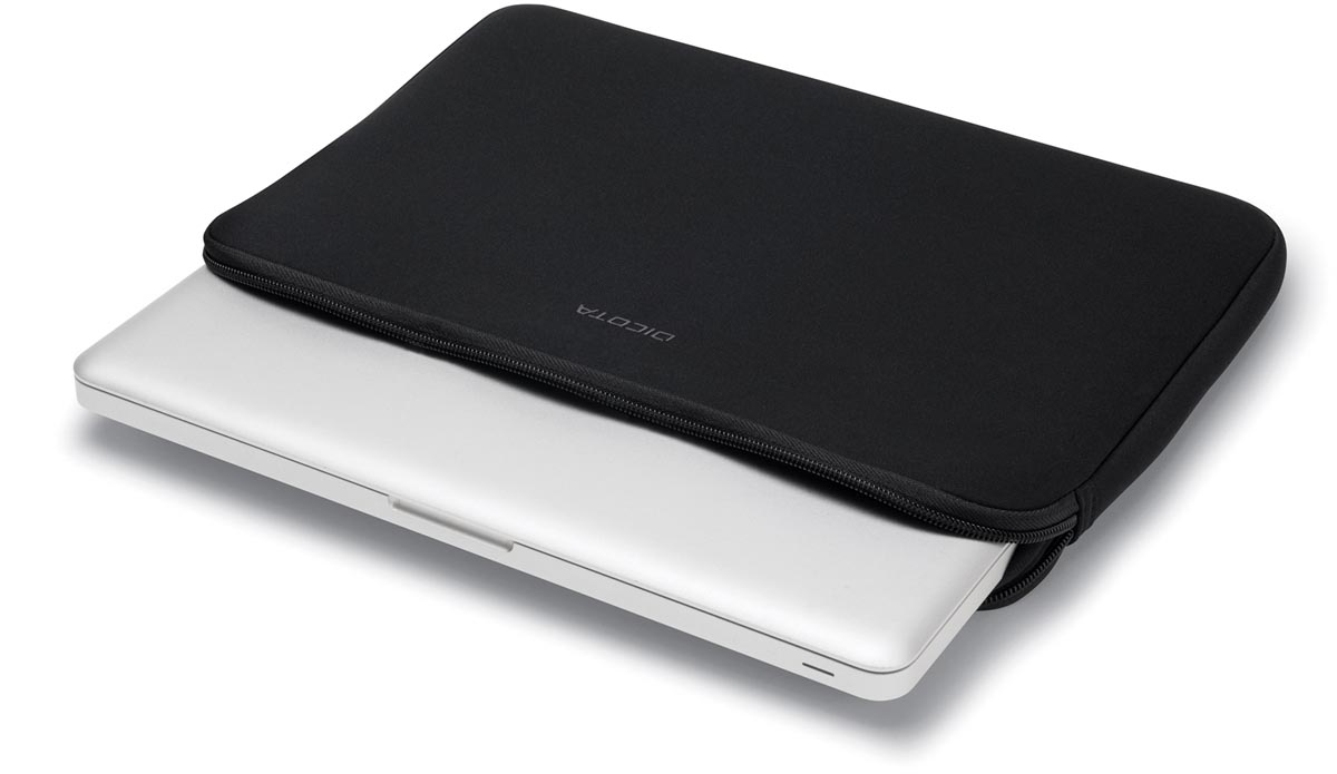 Dicota sleeve skin perfect, voor laptops tot 13,3 inch, zwart