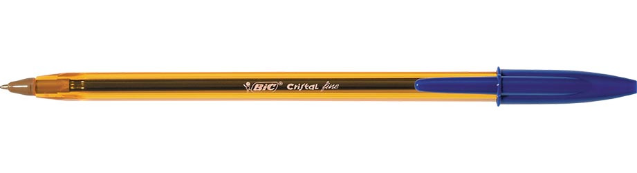 Bic balpen Cristal Fine blauw