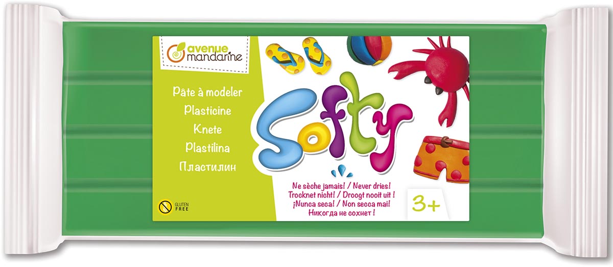 Darwi boetseerpasta Softy plantaardig groen 500 g