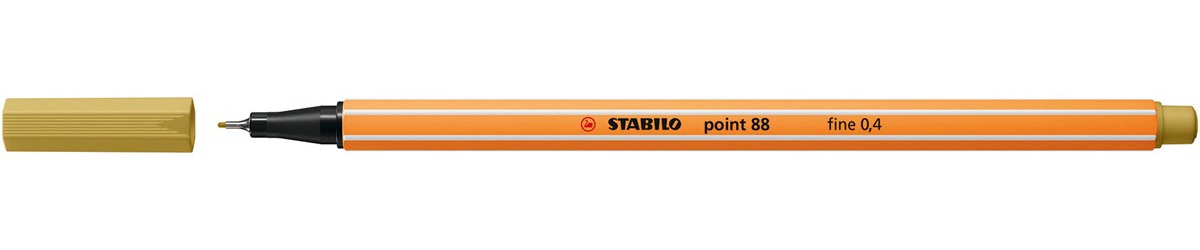 STABILO point 88 fineliner kakigroen 0.4 mm kunststof