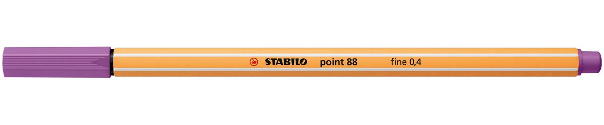 STABILO point 88 fineliner, plum (pruimpaars)