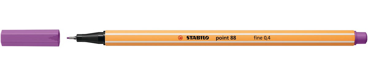 STABILO point 88 fineliner, plum (pruimpaars)