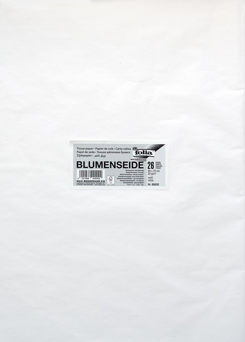 Folia zijdepapier Ecologisch wit 50 x 70 cm 183 g