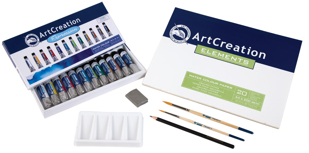 Talens Art Creation aquarelverf combiset waterverf 12 ml geassorteerde kleuren