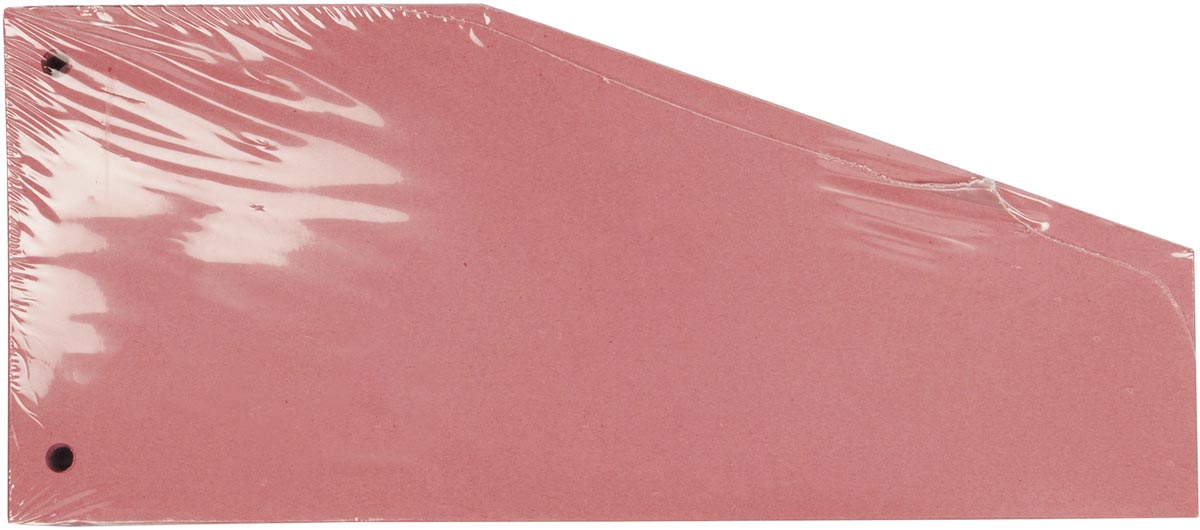 Pergamy trapezium verdeelstroken roze karton 10,5/5,5 x 24 cm pak van 100