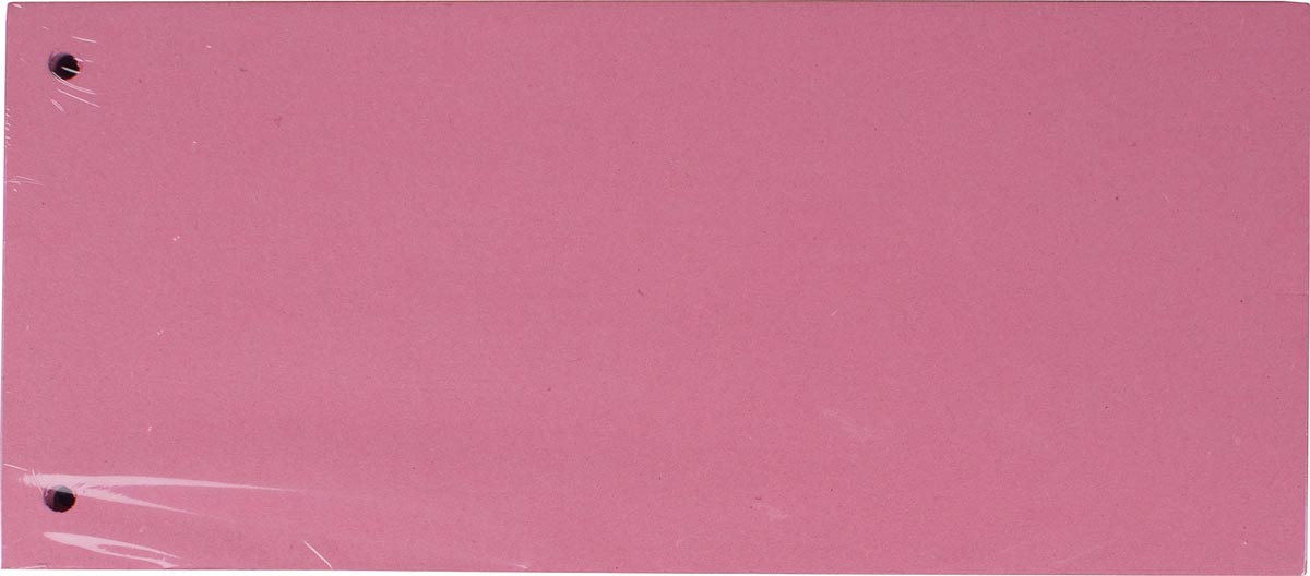 Pergamy verdeelstroken roze karton 10,5 x 24 cm pak van 100 stuks