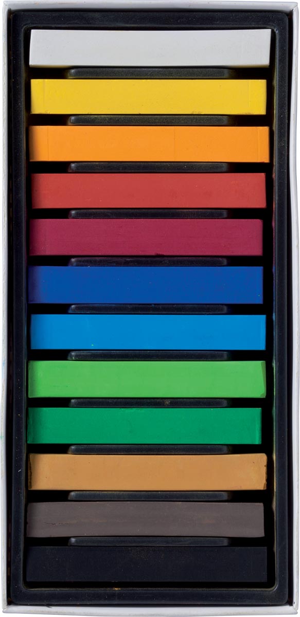 Talens Art Creation softpastels set 12 stuks geassorteerde kleuren hoogwaardige pigmenten
