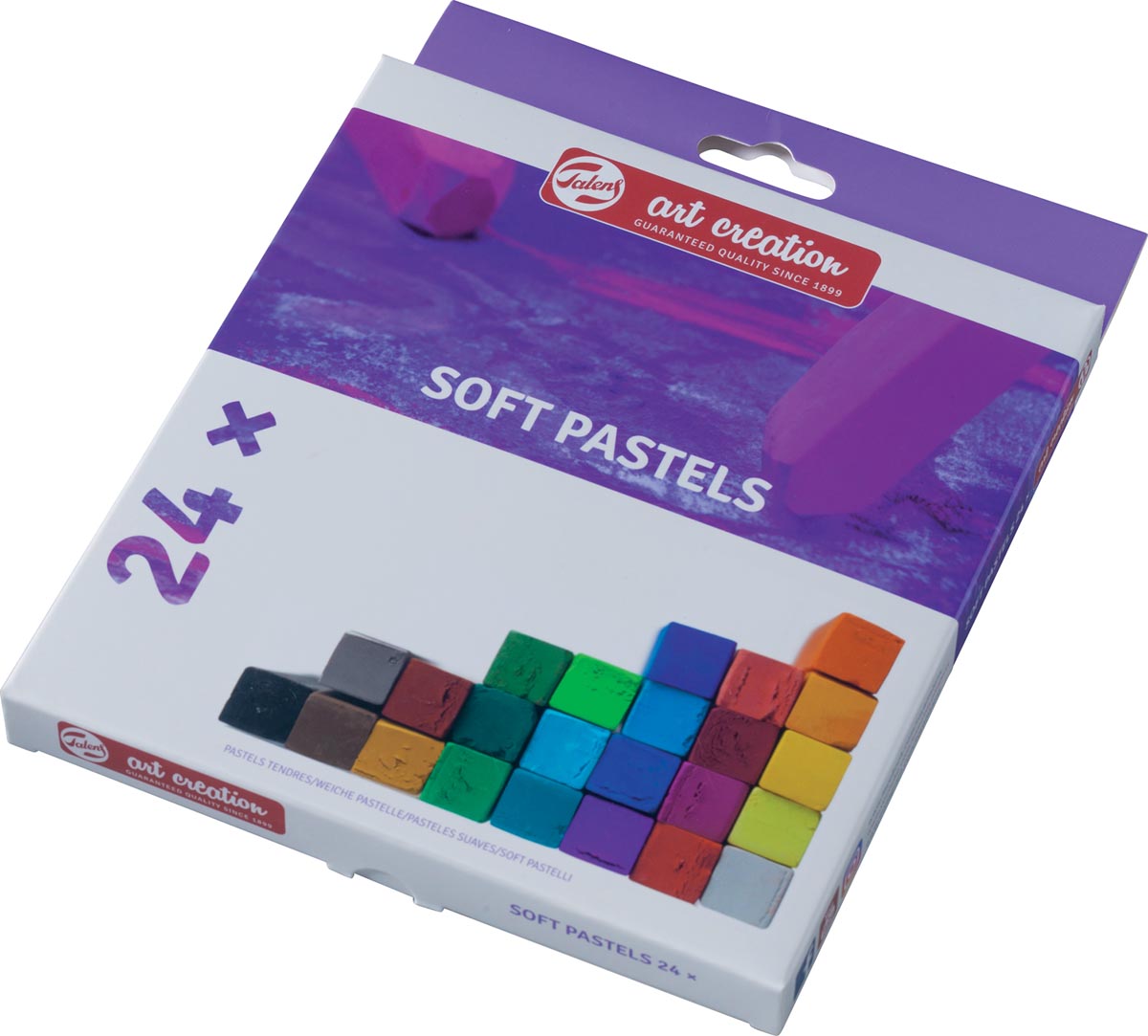 Talens Art Creation softpastels set 24 stuks geassorteerde kleuren pigmenten