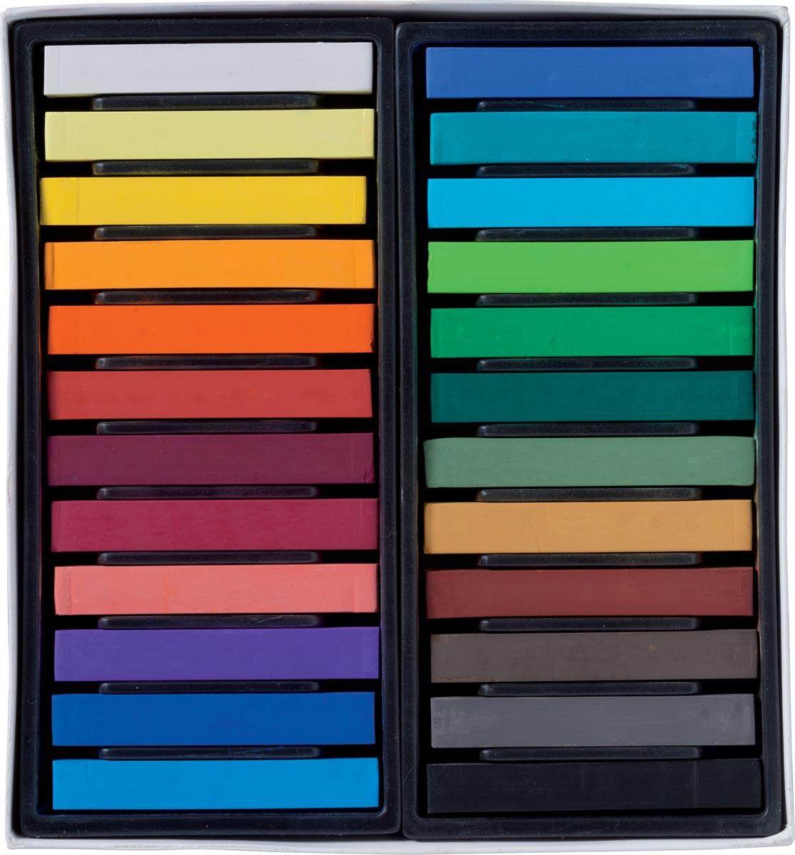 Talens Art Creation softpastels set 24 stuks geassorteerde kleuren pigmenten