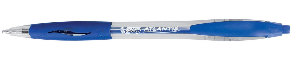 Bic balpen Atlantis Classic blauw, doos 30 + 6 gratis