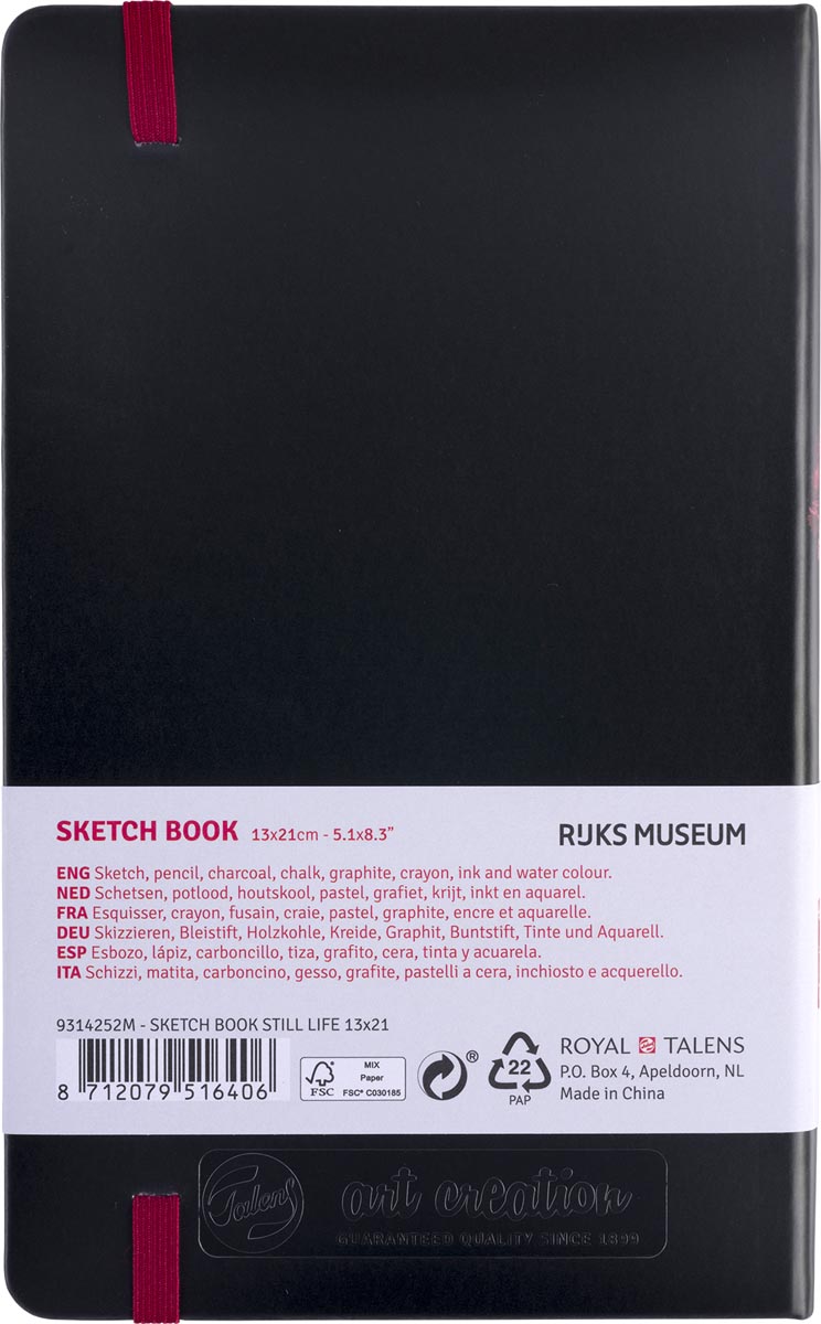 Talens Art Creation schetsboek Stilleven, 140 g/m², ft 13 x 21 cm, 80 vel