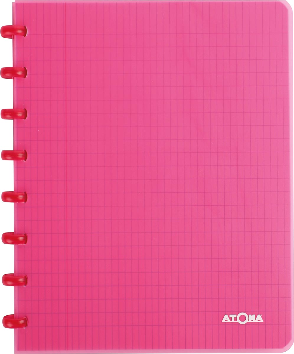 Atoma Trendy schrift, ft A5, 144 bladzijden, PP, commercieel geruit, geassorteerde kleuren
