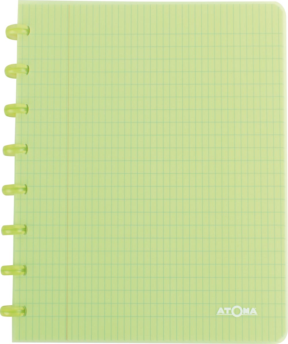 Atoma Trendy schrift, ft A5, 144 bladzijden, PP, commercieel geruit, geassorteerde kleuren