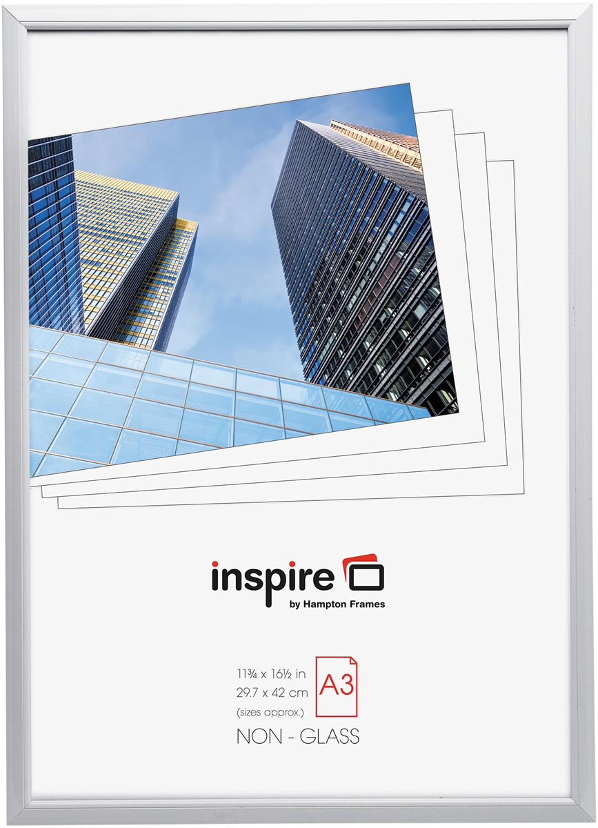 The Photo Album Company Hampton fotokader wit PVC profiel 1.4 cm A3