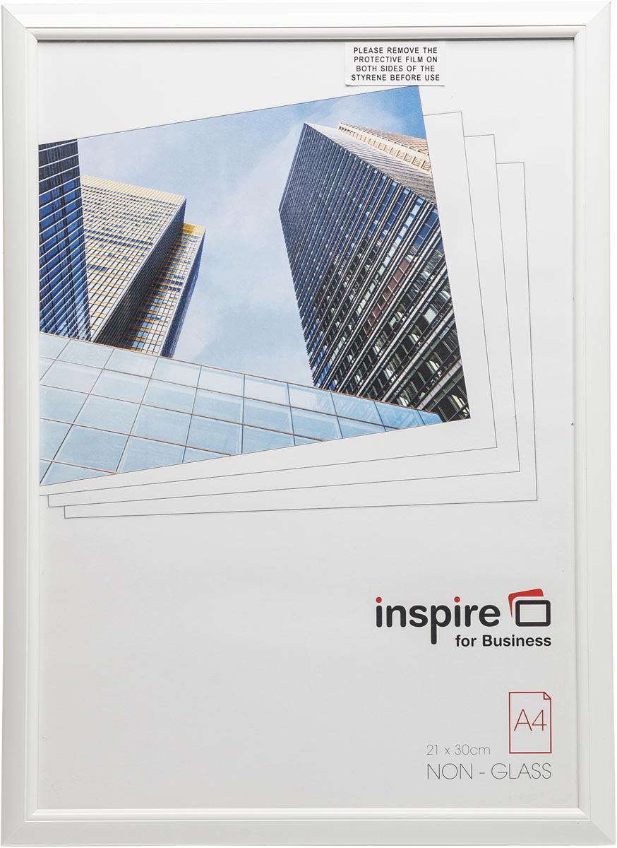 The Photo Album Company Hampton fotokader A4 wit PVC profiel 1.4 cm