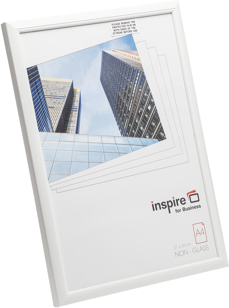 The Photo Album Company Hampton fotokader A4 wit PVC profiel 1.4 cm