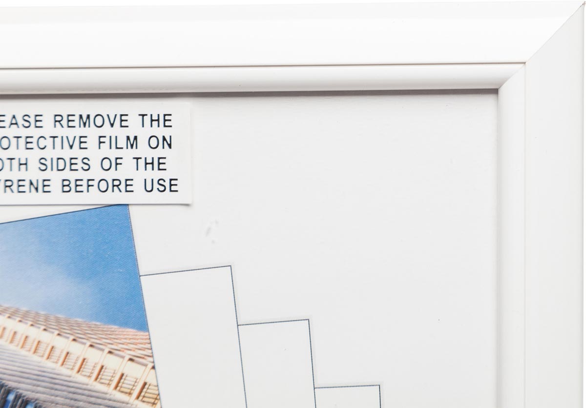 The Photo Album Company Hampton fotokader A4 wit PVC profiel 1.4 cm