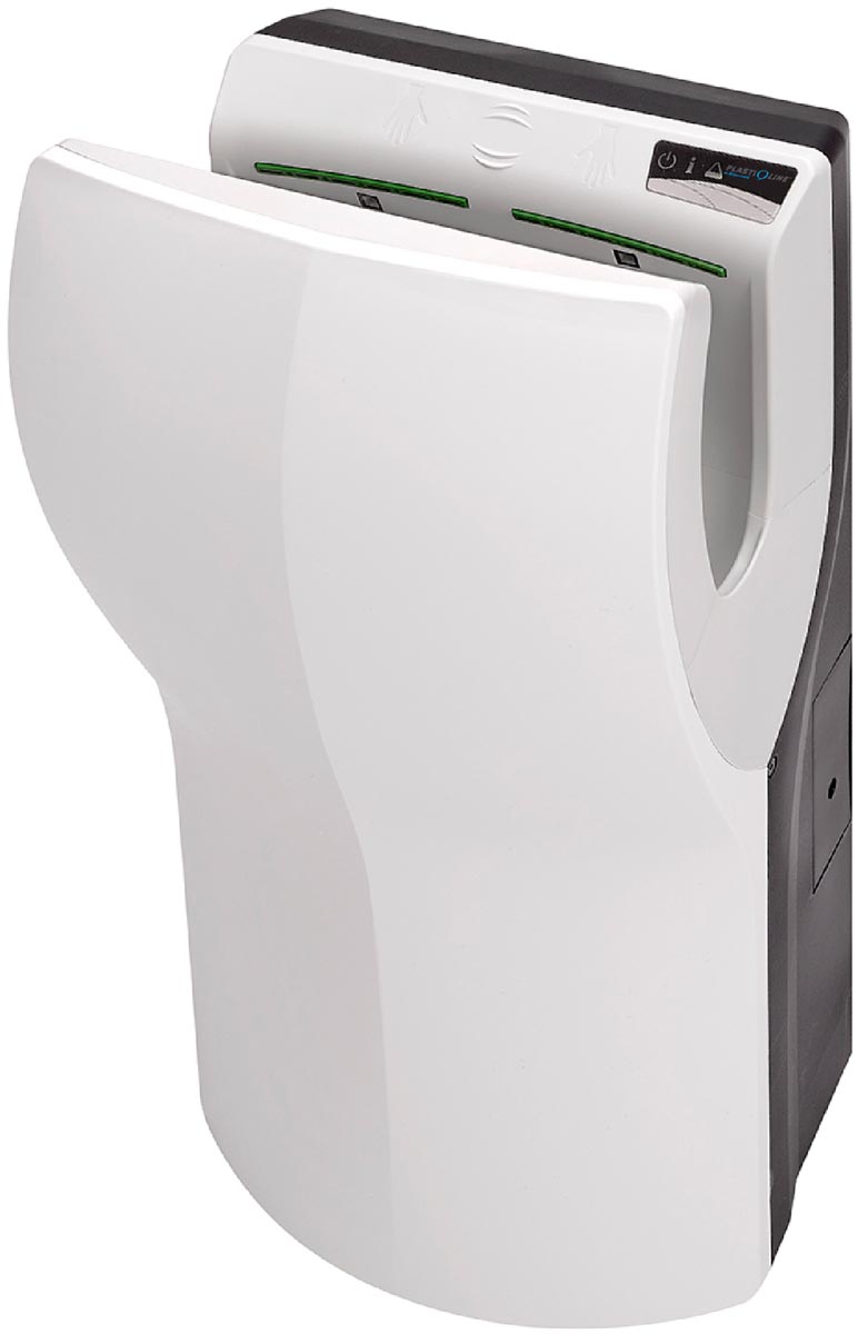 PlastiQline PQ14A handendroger automatisch kunststof wit 665 x 320 x 228 mm
