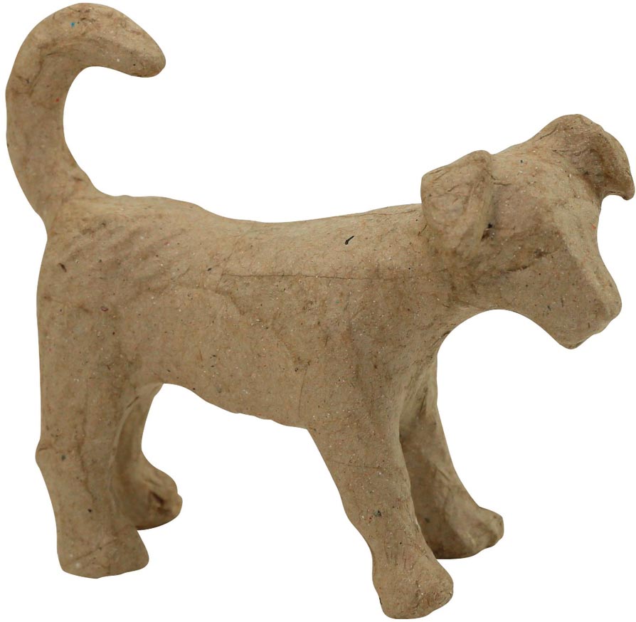 Décopatch hond papier-maché knutselmateriaal 140x110x50 mm 38 g