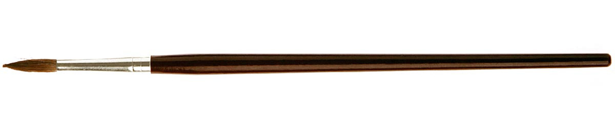 Bouhon Aquarelpenseel nr 7 Ponyhaar Rood 200 mm