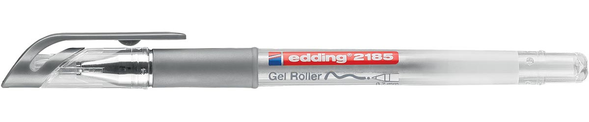 edding gelroller 2185 metaal 0.7 mm punt goud en zilver set van 2