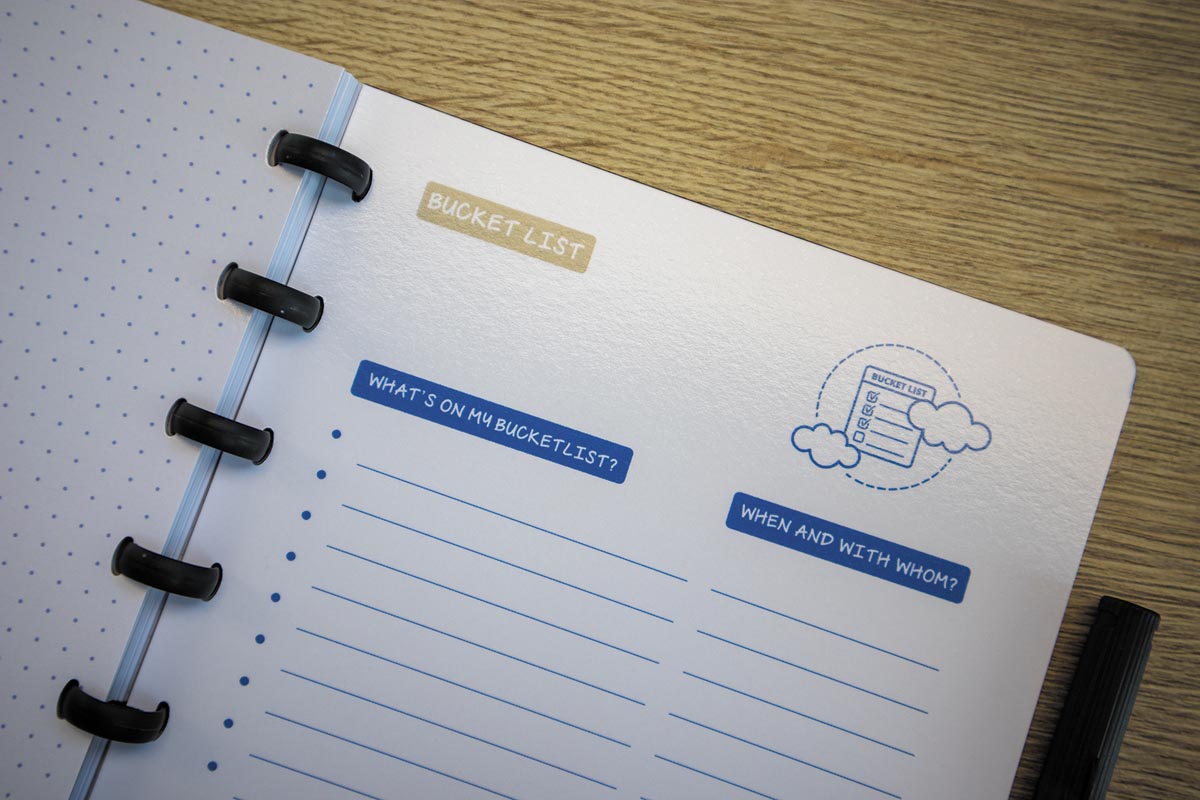 Correctbook Endless Agenda A5 Forest Green uitwisbaar herbruikbaar ecologisch