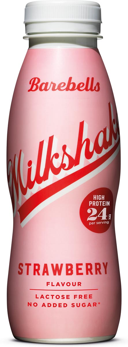 Barebells Milkshake Aardbei 33 cl Pak van 8