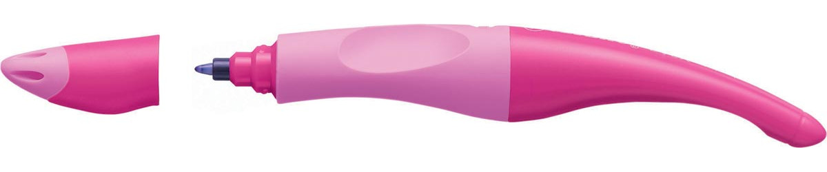 STABILO EASYoriginal roller voor rechtshandigen roze 0.5 mm navulbaar rubberen grip