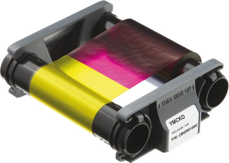 Badgy Kleurenlint 100 prints voor Badgy100 en Badgy200 63x150x200 mm