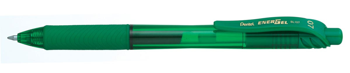 Pentel Energel-X BL107 Gelroller 0.7 mm Groen 54% gerecycled plastic