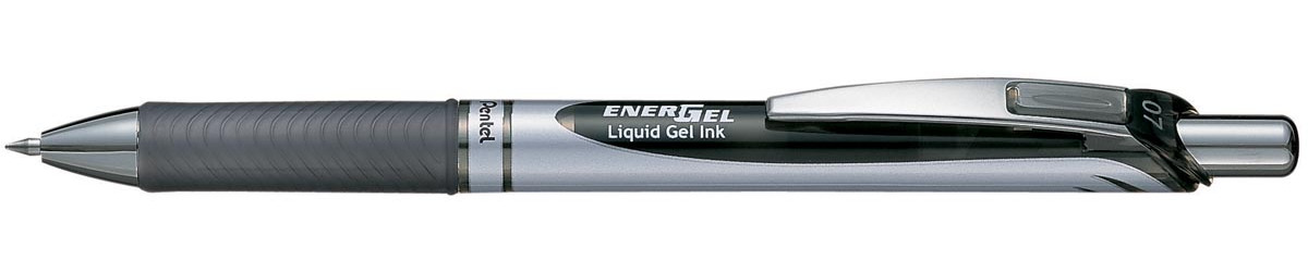 Pentel Energel RT BL77 Gelroller zwart 0.7 mm 84% gerecycled plastic