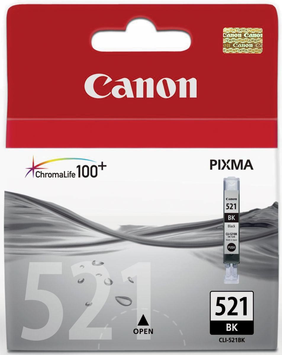 Canon CLI-521BK inktcartridge foto zwart 1.250 pagina's