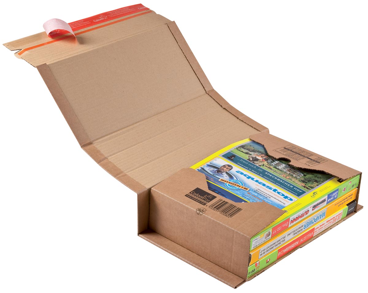 Colompac verzenddoos bruin 30,8 x 21,5 x 8 cm gerecycleerd materiaal FSC Mix