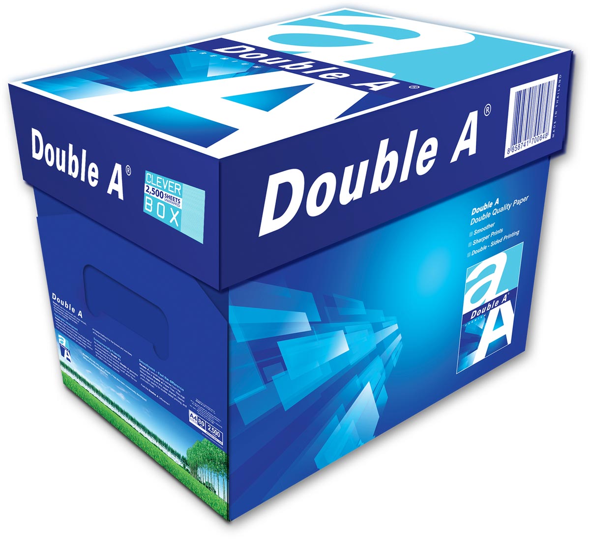Double A Premium printpapier A4 wit 80 g/m² 2500 vel