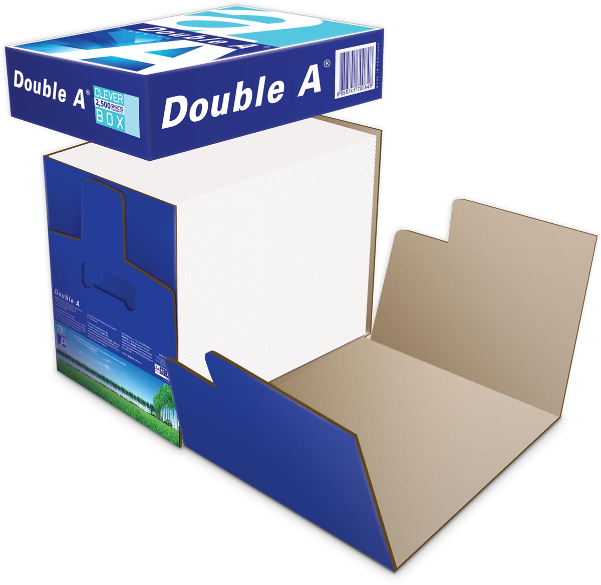Double A Premium printpapier A4 wit 80 g/m² 2500 vel