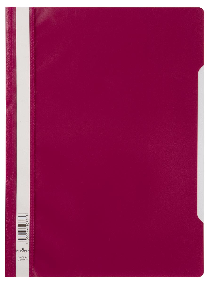 Durable snelhechtmap ft A4 paars pp ecologisch 310x226 mm