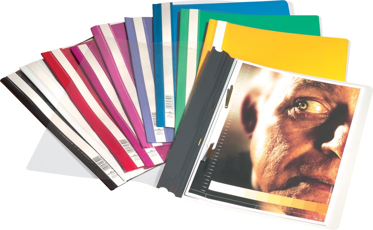 Durable snelhechtmap A4 zwart hardfolie ecologisch 311x239 mm