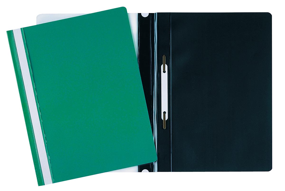 Durable snelhechtmap A4 zwart hardfolie ecologisch 311x239 mm