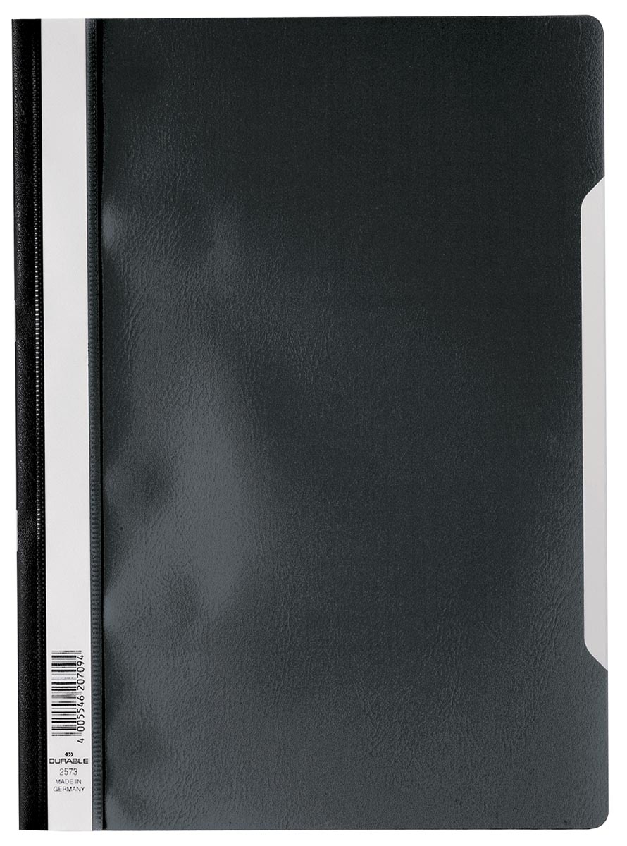 Durable snelhechtmap A4 zwart PP ecologisch 310x226 mm