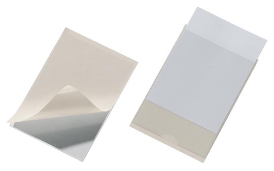 Durable Pocketfix zelfklevende hoes transparant 105 x 75 mm 10 stuks